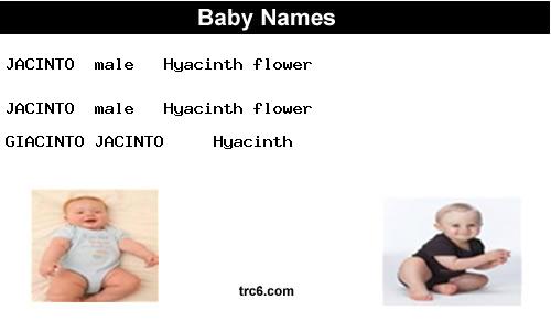jacinto baby names